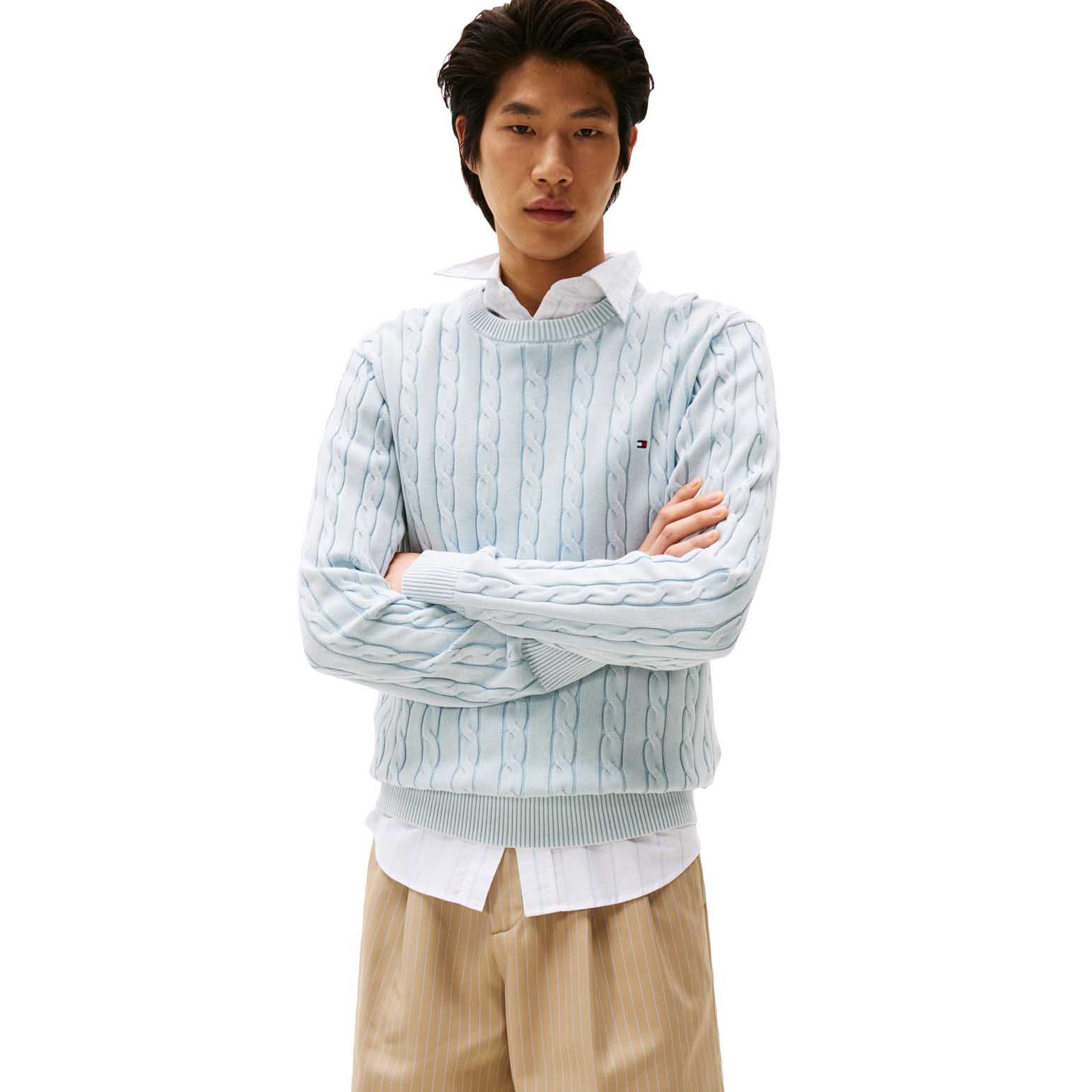 Tommy Hilfiger Classic Cable Gmd C Neck